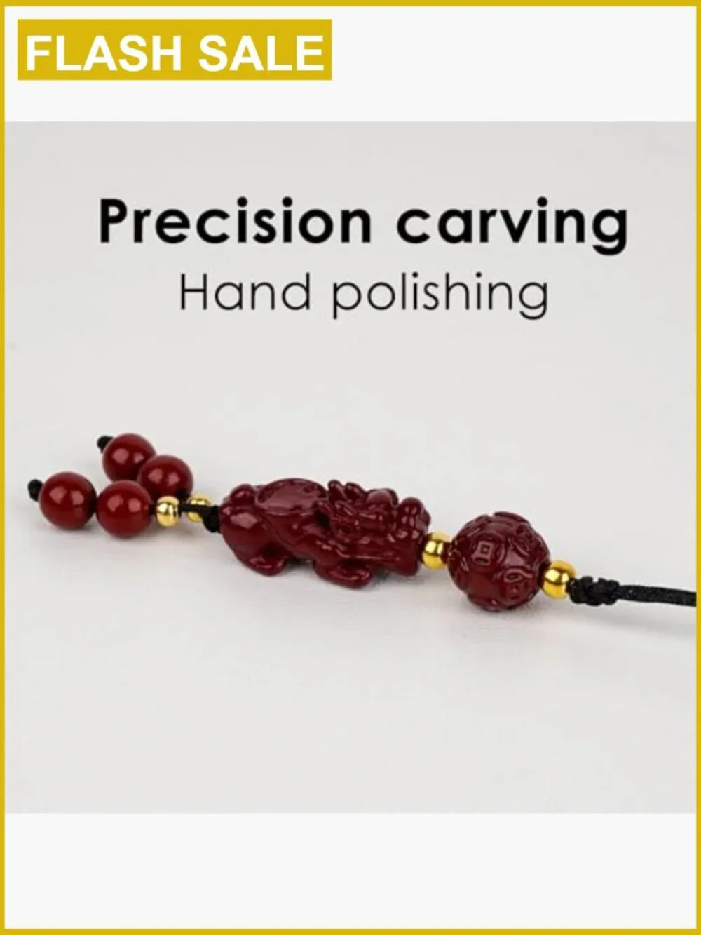 Feng Shui Pi Xiu Phone Charm Keychain Pendant for Wealth